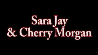 Stickiest Lesbian Kiss! Cherry Morgan & Sara Jay Milk Porno Dan!
