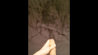 Pissing n jizzing in my bed